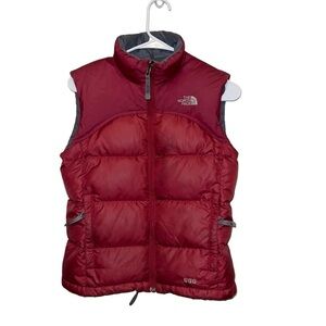 The North Face Vest 1996 Retro Nuptse Down Puffer Red 700 Fill Size M